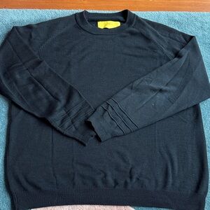 100% Merino Wool Journal Sweater in Black